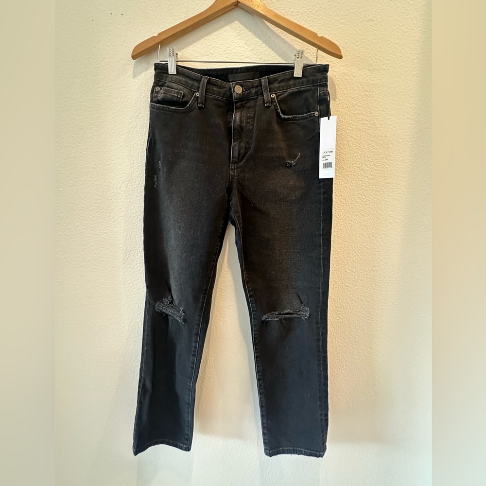 Joe’s jeans The Milla high rise straight angle size 28 in nova black NWT
